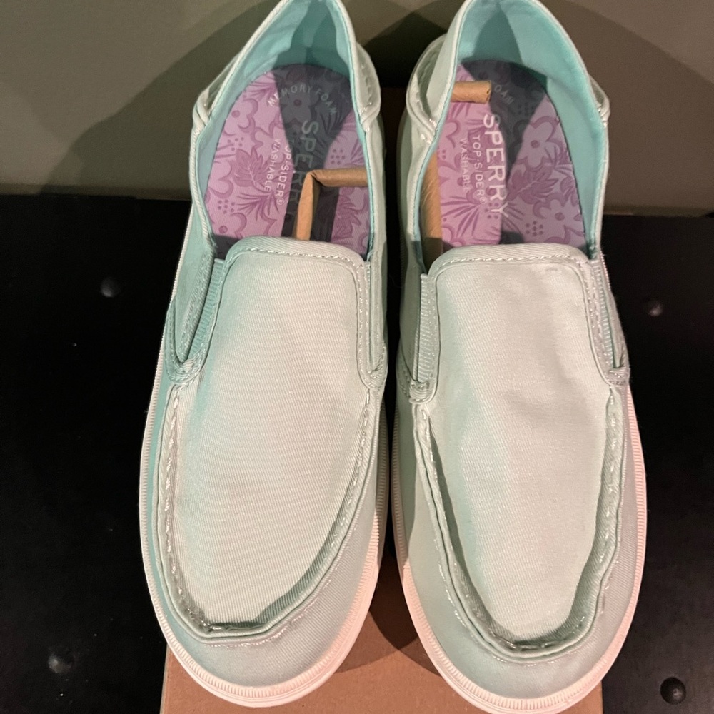 Sperry Kids' Mint Green Slip-On Shoes